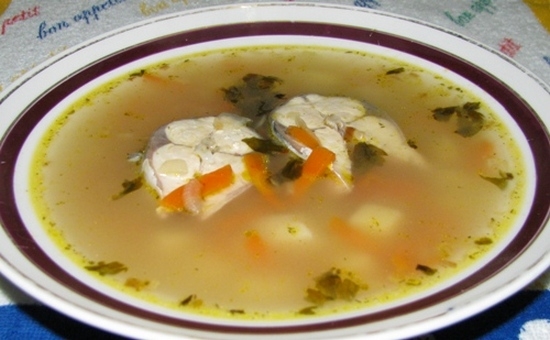 Суп из свежемороженой скумбрии
