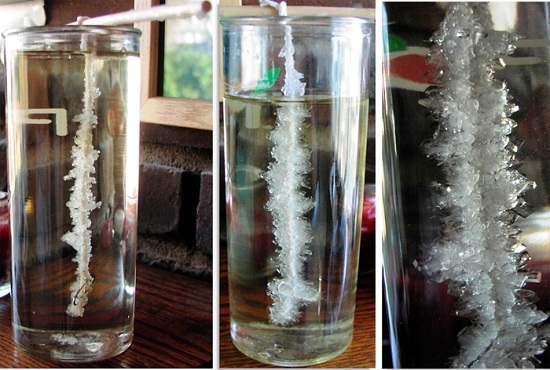 Как вырастить кристалл дома из соли?