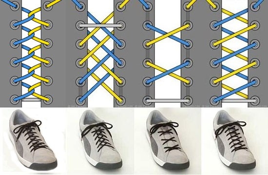 Как научиться красиво шнуровать обувь?