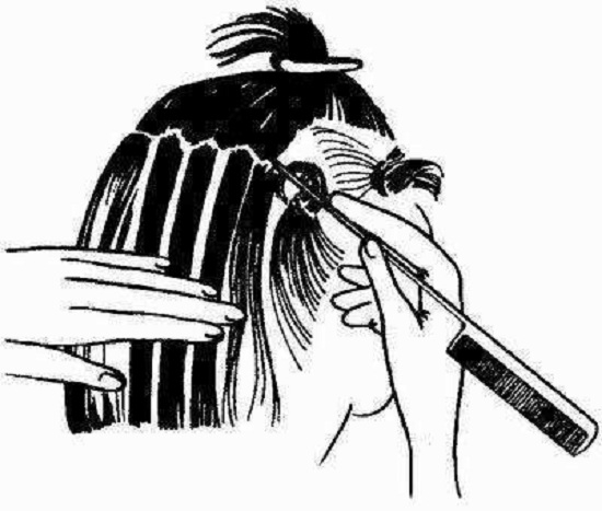Мелирование на чёрные волосы. Пошаговое описание процесса