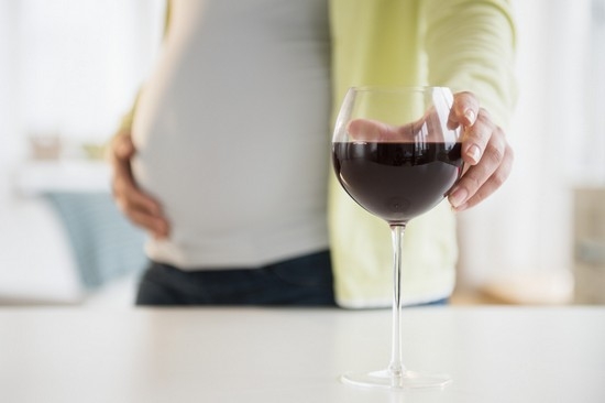 Красное вино при беременности