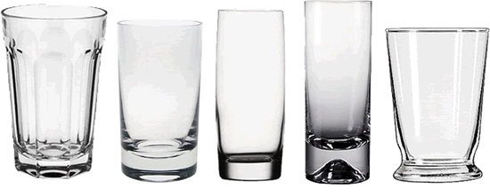 Каких объемов бывают стаканы