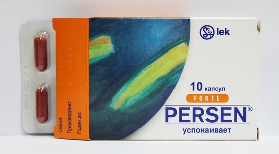 Список безрецептурных снотворных препаратов для пожилых людей: "Персен"