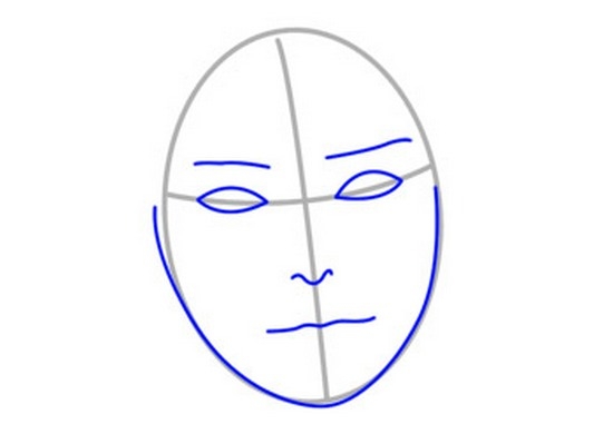 Рисуем лицо человека
