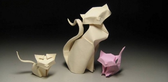 Кошки-оригами