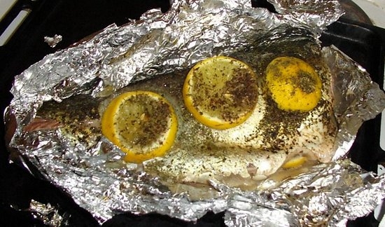 Рыба, запеченная в фольге - рецепты для диеты №1