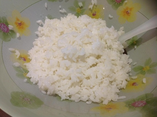 Приправим маринадом отварной рис