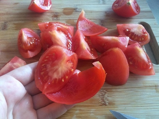 томаты можно ошпарить кипятком