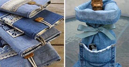 Лоскутное шитьё из джинсы: сумки