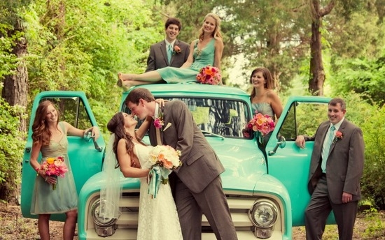 Свадьба в стиле шебби шик - авто