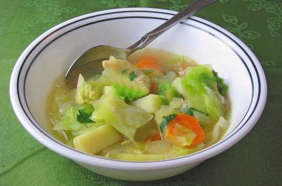Рецепт овощного супа диетического стола №5
