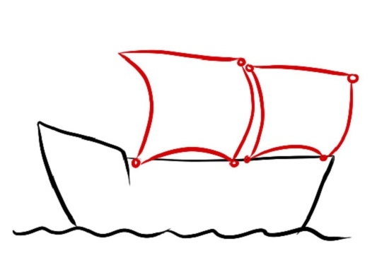 Как нарисовать корабль карандашом поэтапно для начинающих?