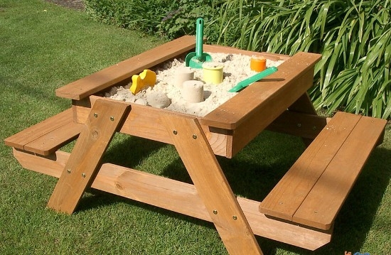 Песочница-стол