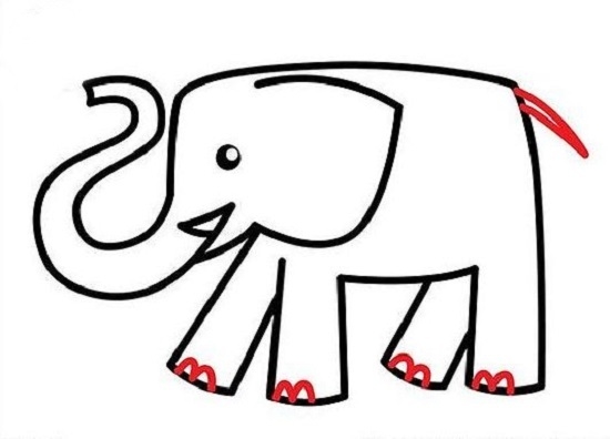 Как нарисовать слона карандашом для детей?
